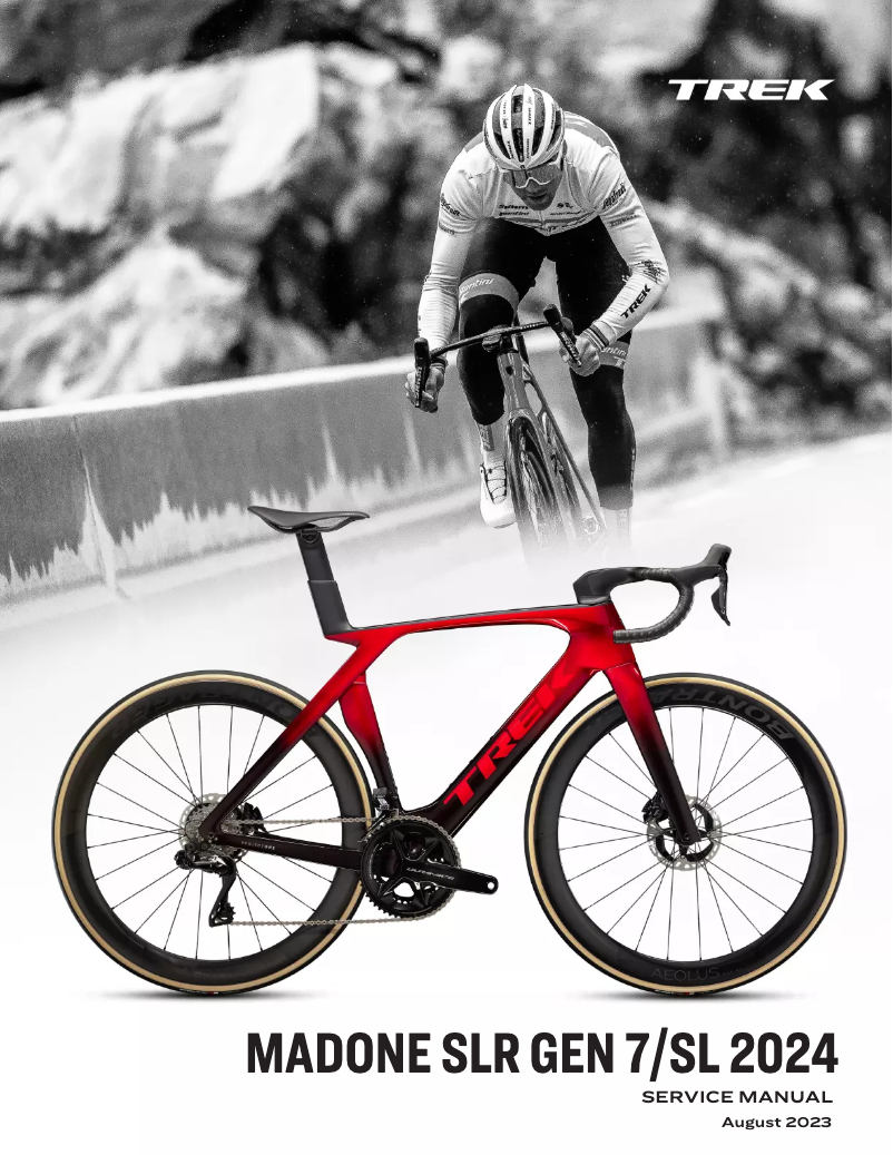 Page 1 de la notice Manuel utilisateur Trek Madone SL 7