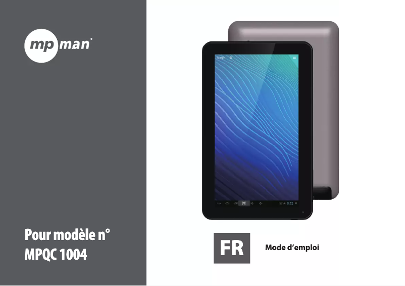 Image de la première page du manuel de l'appareil MPQC 1004