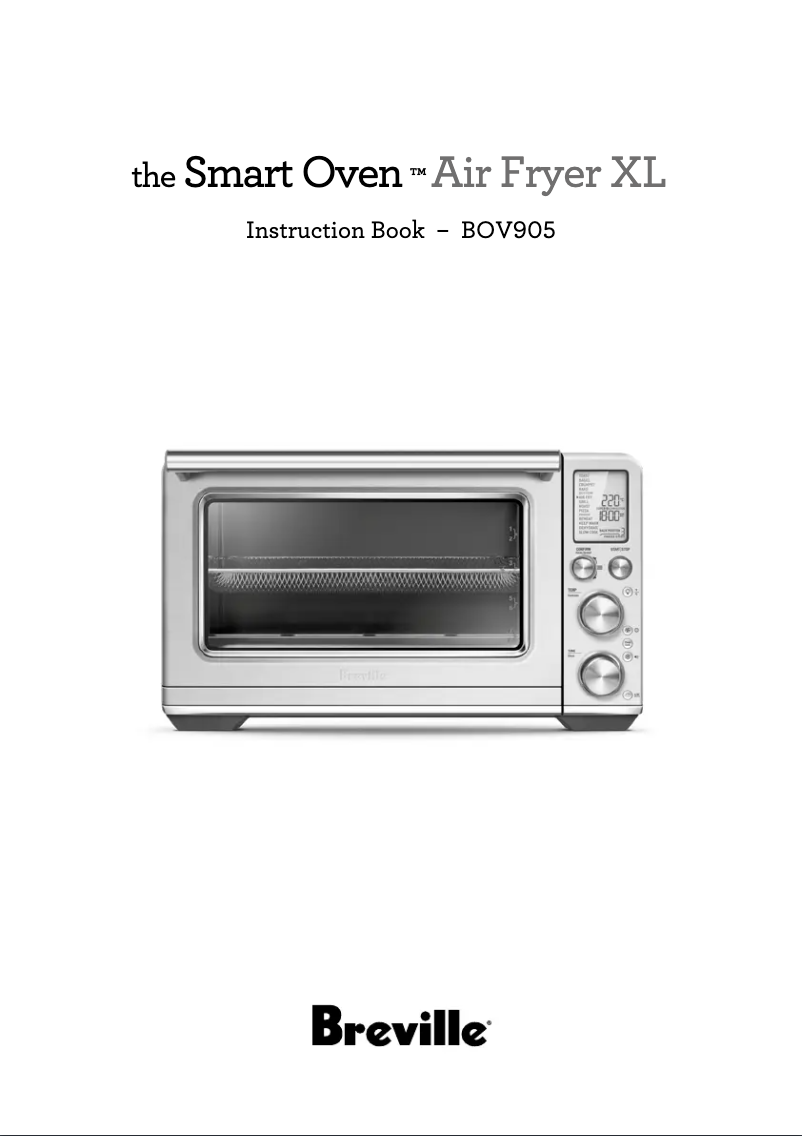 Page 1 de la notice Manuel utilisateur Breville the Smart Oven Air Fryer XL BOV905