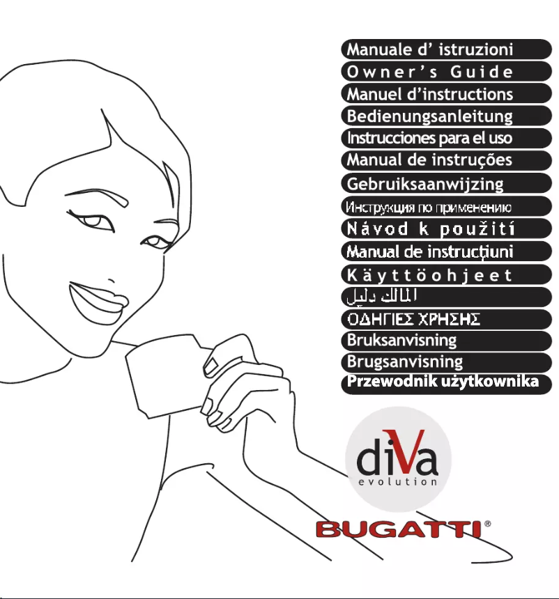 Image de la première page du manuel de l'appareil DIVA Evolution