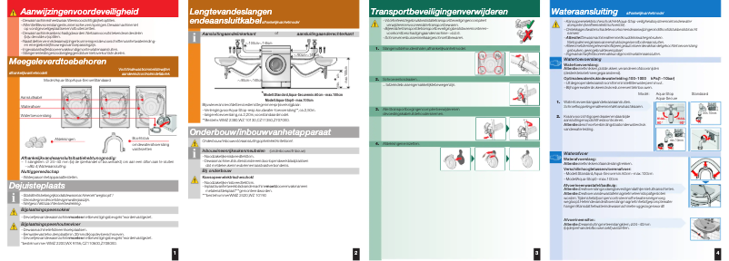 Page n°1 - Manuel utilisateur Bosch WAE28160FG