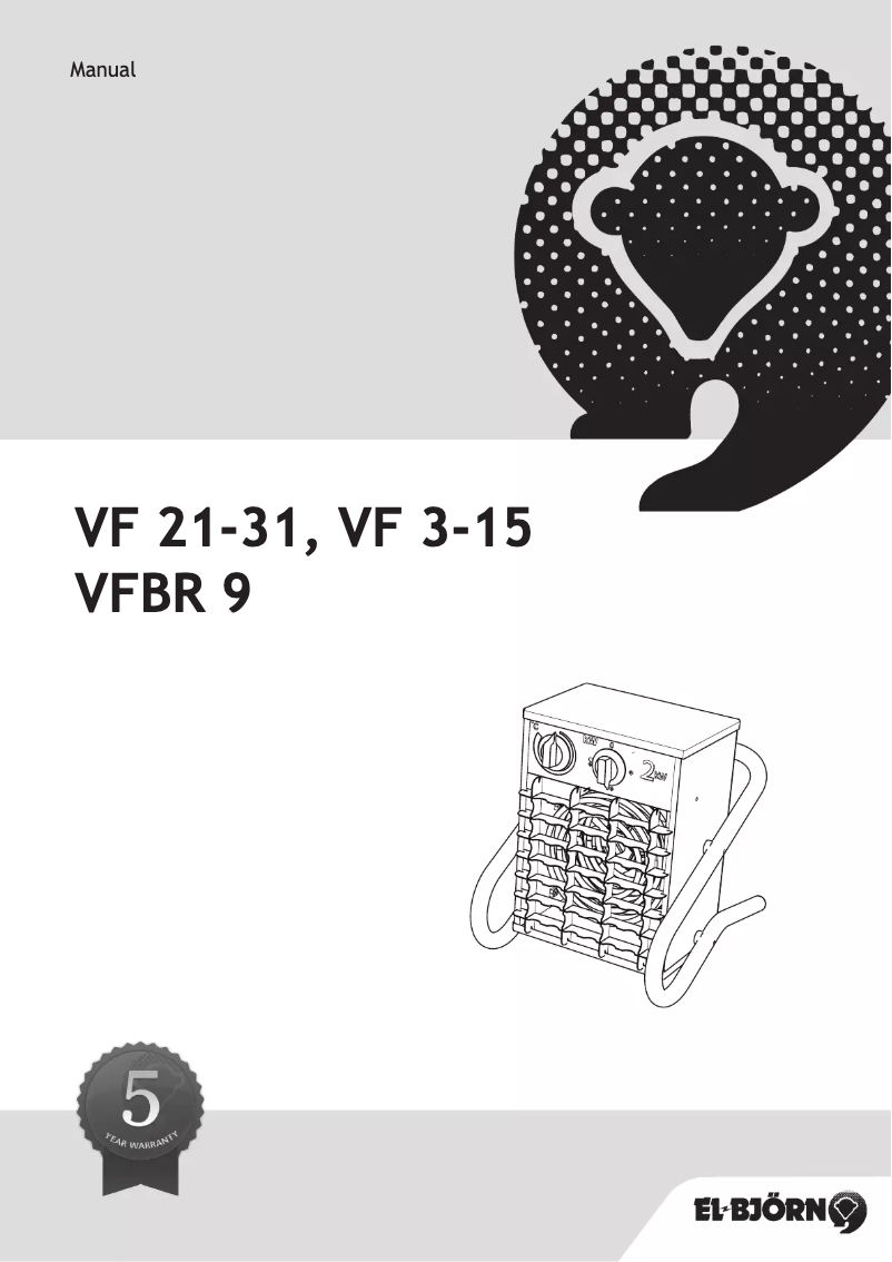 Página 1 del manual Manual de usuario El-Björn VF 15