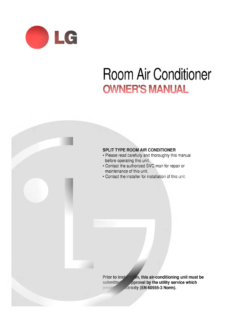 Page n°1 - Manuel utilisateur LG LS-D2461HL