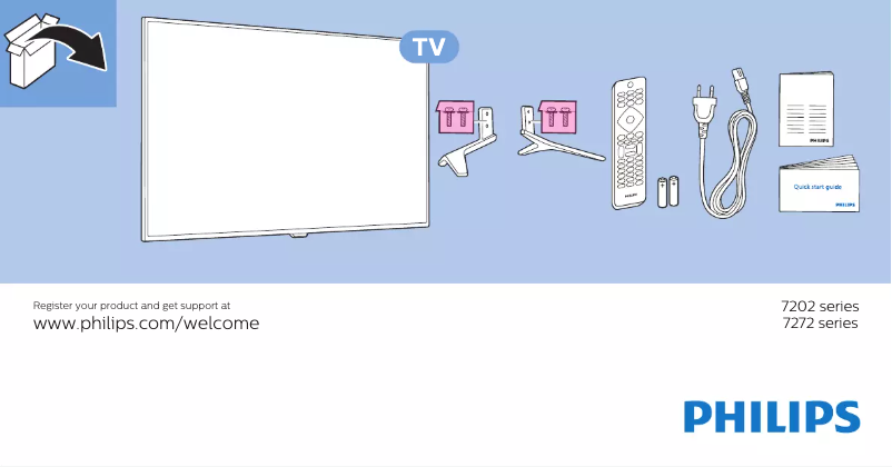 First page image of the manual for 49PUS7101