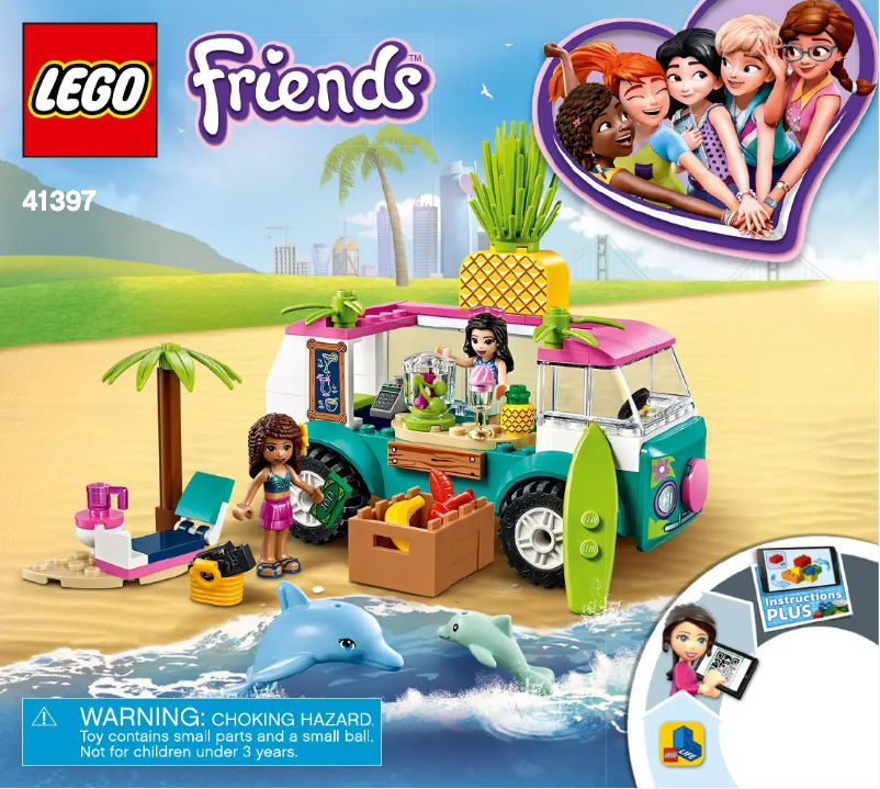 Page 1 de la notice Manuel utilisateur Lego Juniors Friends 41397