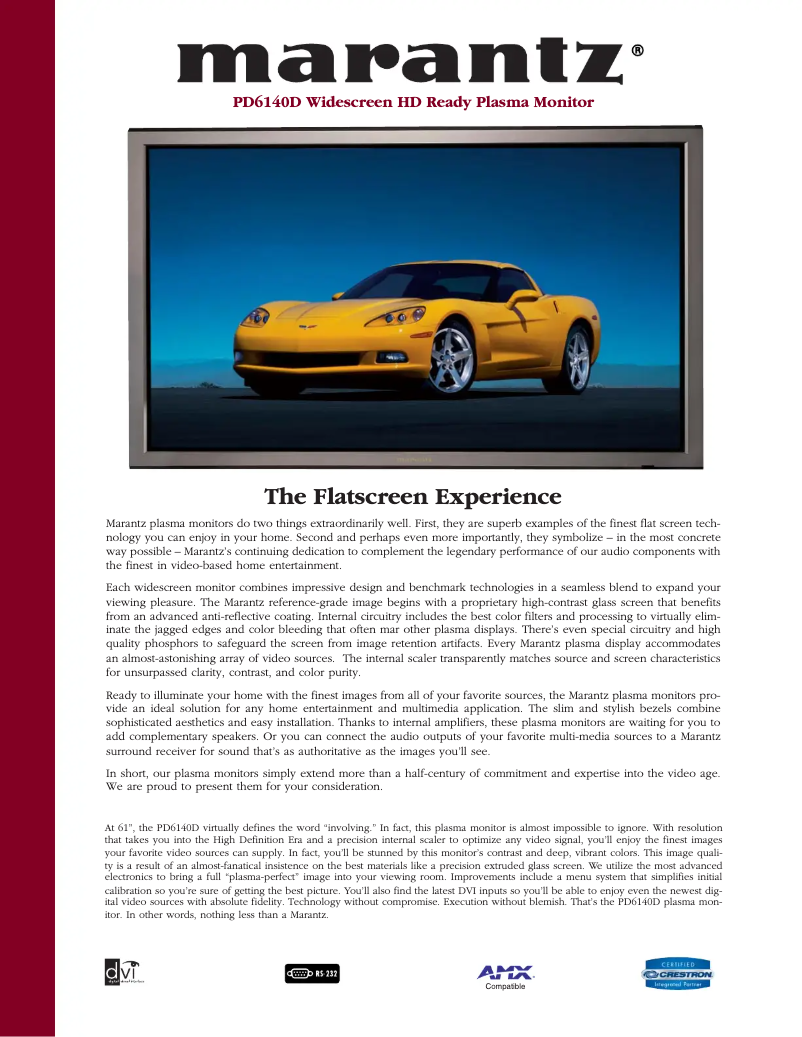 Image de la première page du manuel de l'appareil PD6140D