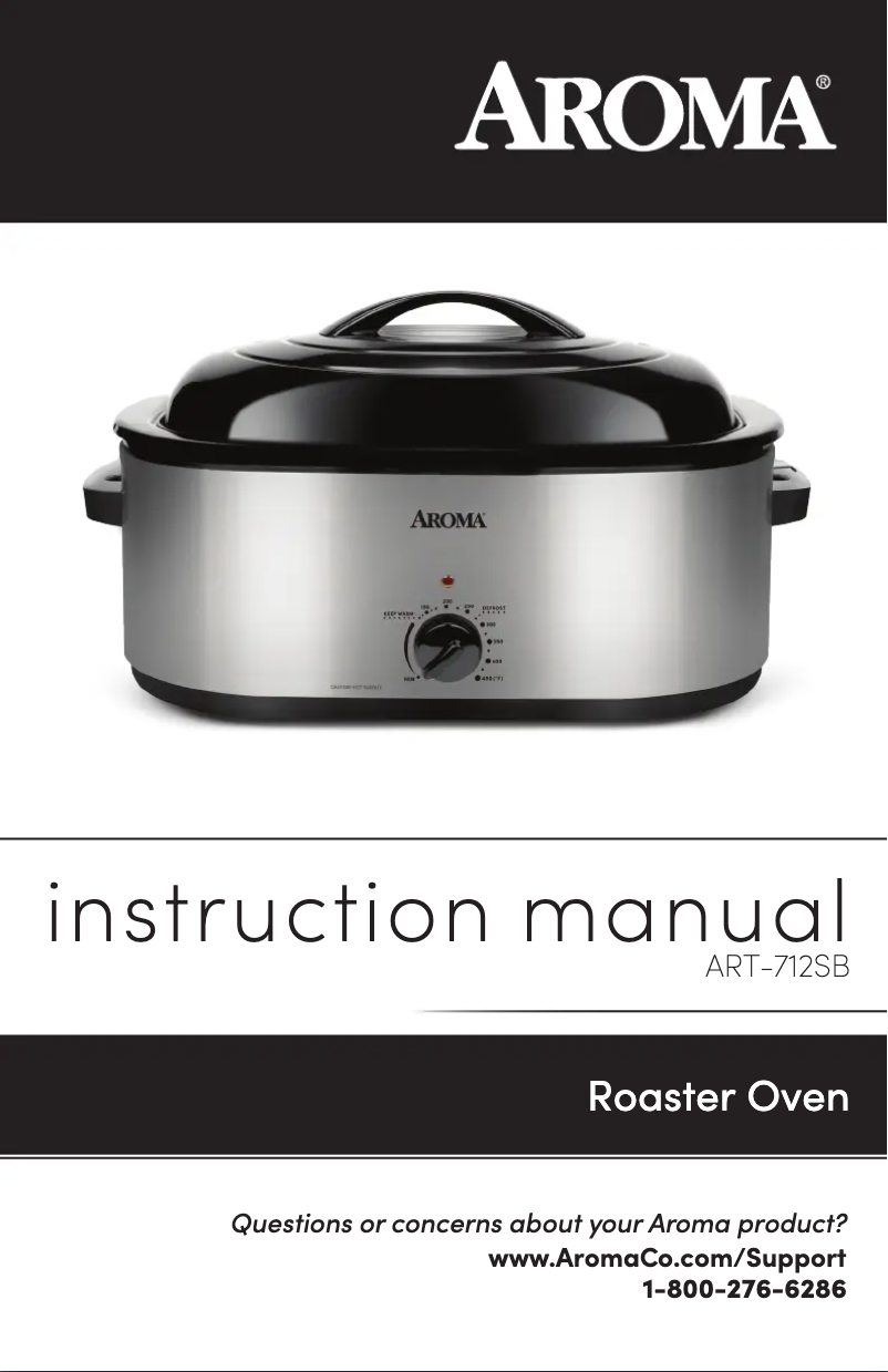 Page 1 de la notice Manuel utilisateur Aroma ART-712SB