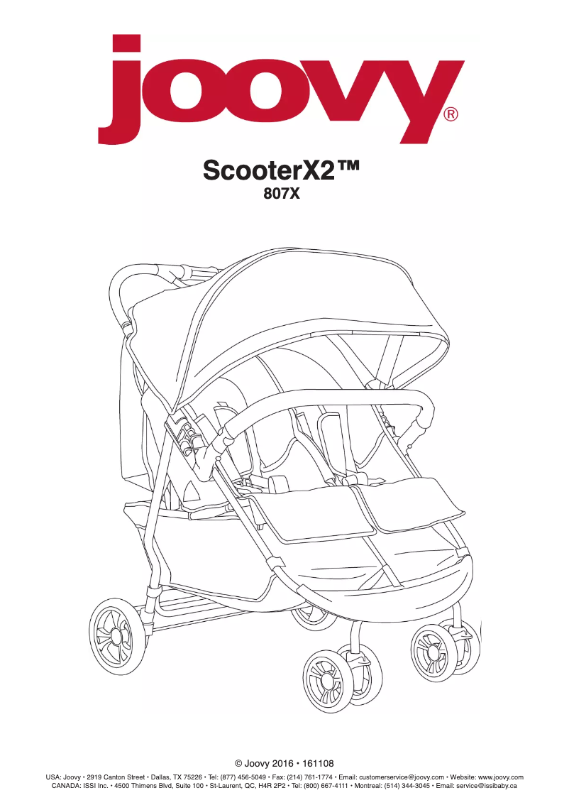Image de la première page du manuel de l'appareil Scooter X2