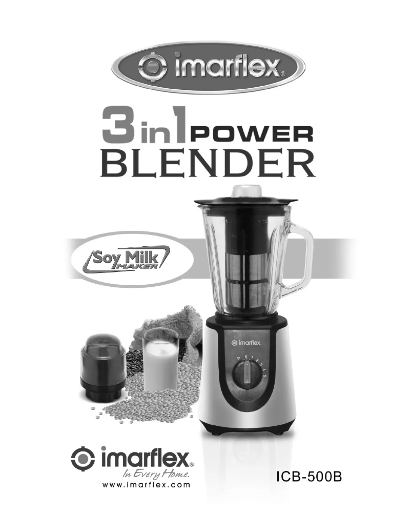 Page 1 de la notice Manuel utilisateur Imarflex ICB-500B