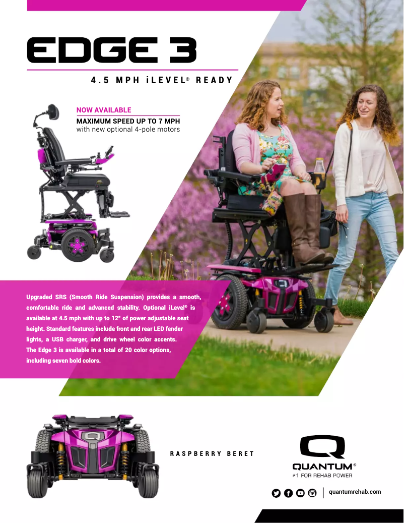 Página 1 del manual Folleto Quantum Edge 3