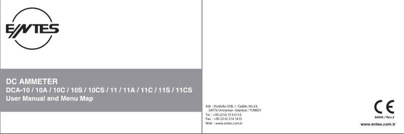Página 1 del manual Manual de usuario ENTES DCA-11CS
