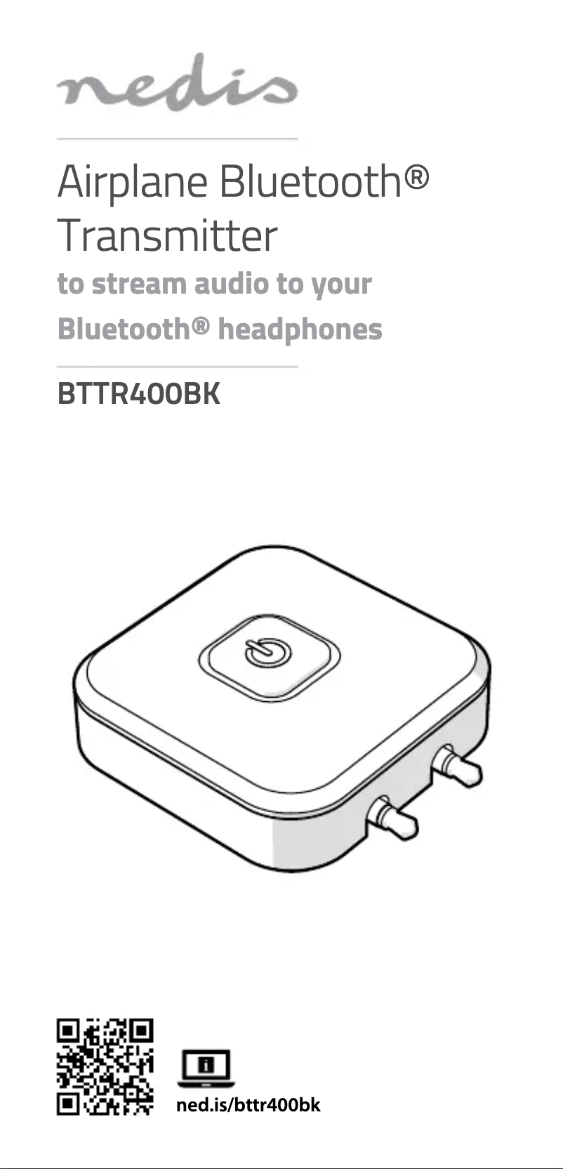 Page 1 of the manual User Manual Nedis BTTR400BK
