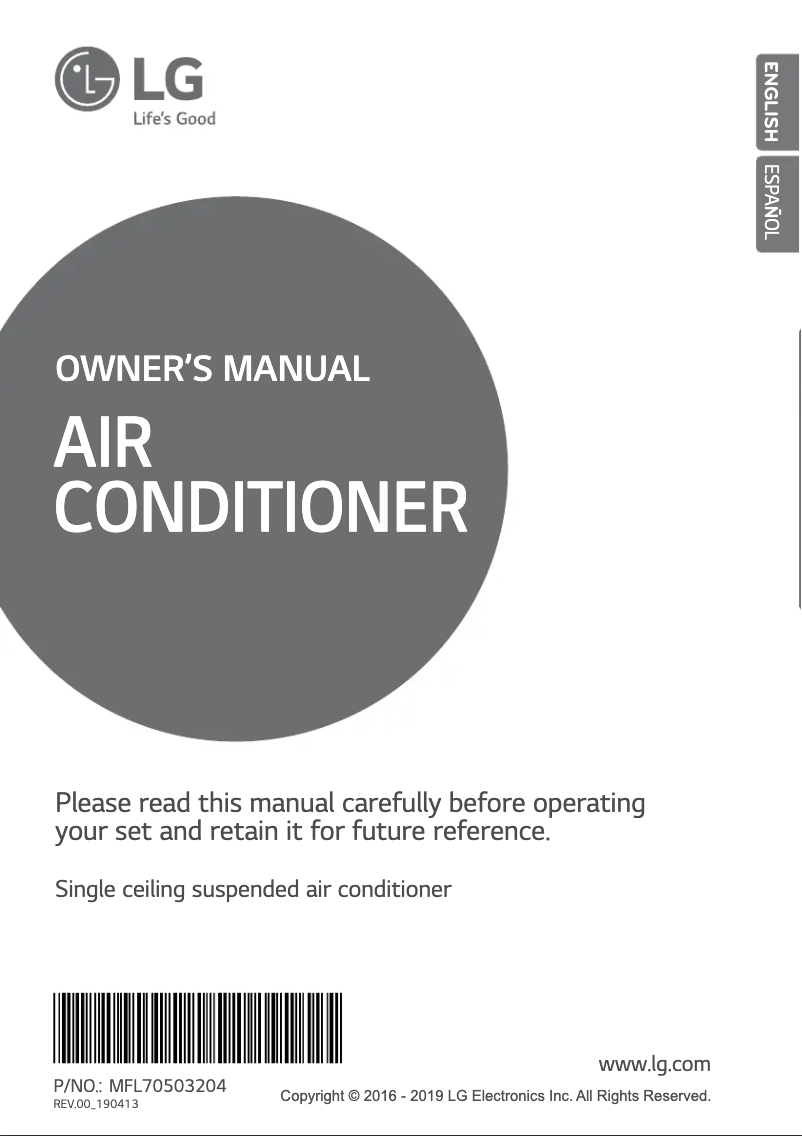 Image de la première page du manuel de l'appareil AVNQ60GM2A4