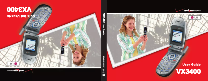 Page n°1 - Manuel utilisateur LG VX3400