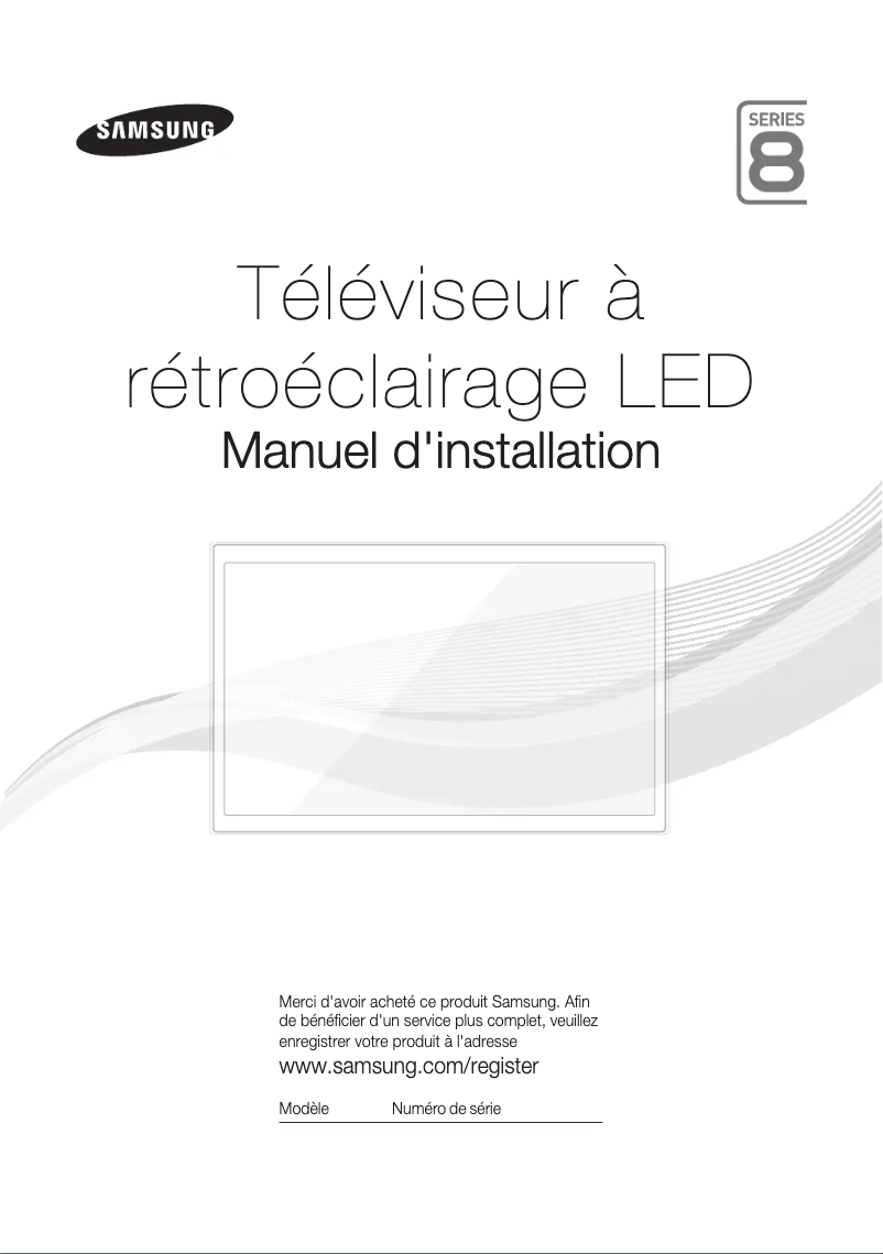Page n°1 - Manuel utilisateur Samsung HD890U