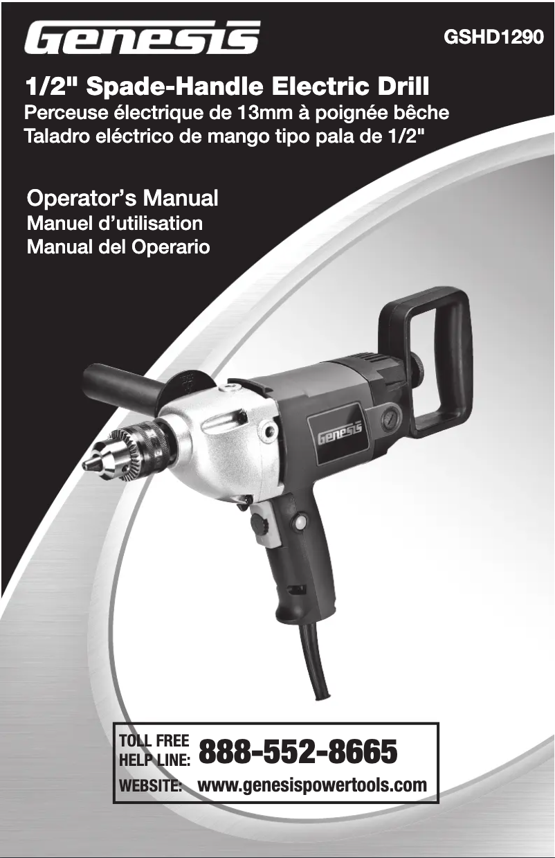 Página 1 del manual Manual de usuario Genesis GSHD1290