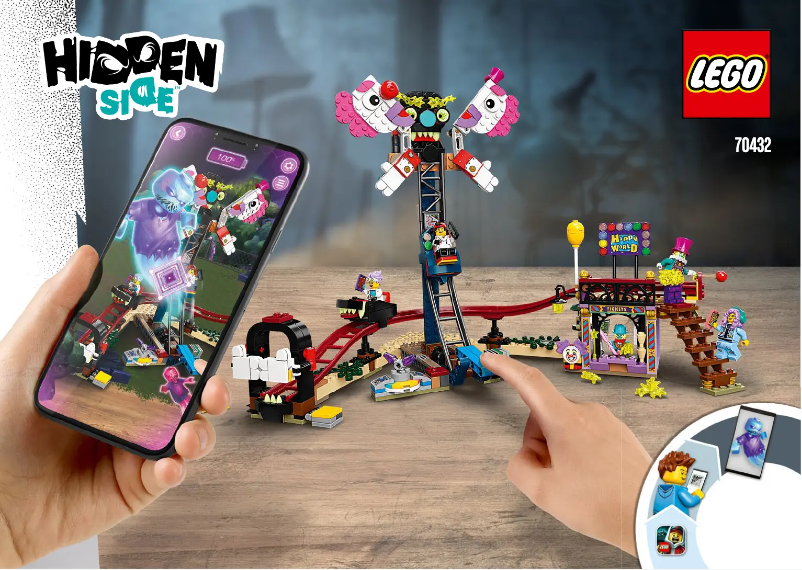 Image de la première page du manuel de l'appareil Hidden Side 70432