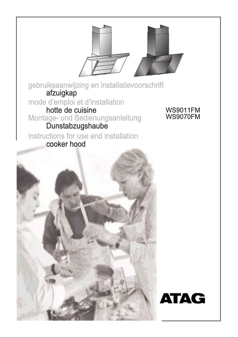 Page n°1 - Manuel utilisateur Atag WS9011FM