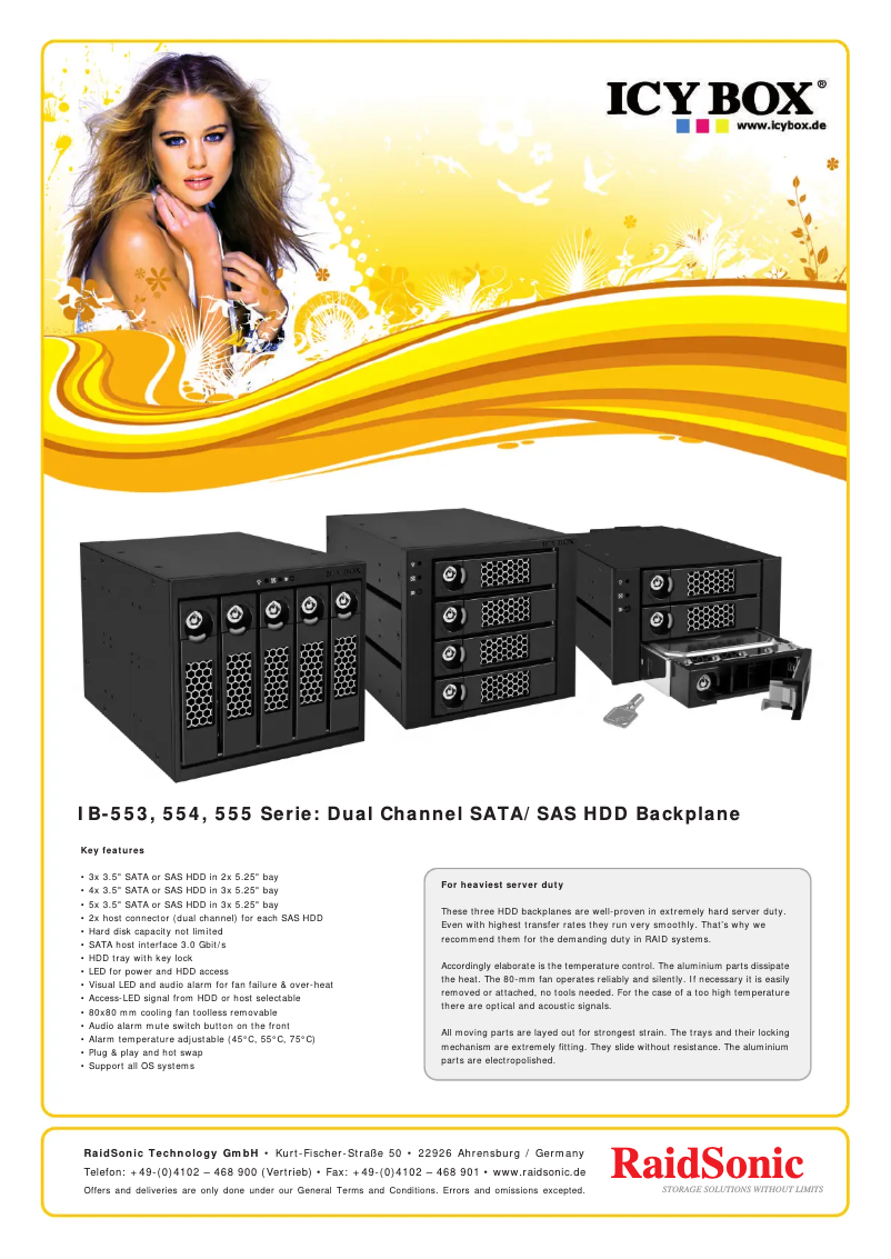 Image de la première page du manuel de l'appareil IB-553SSK