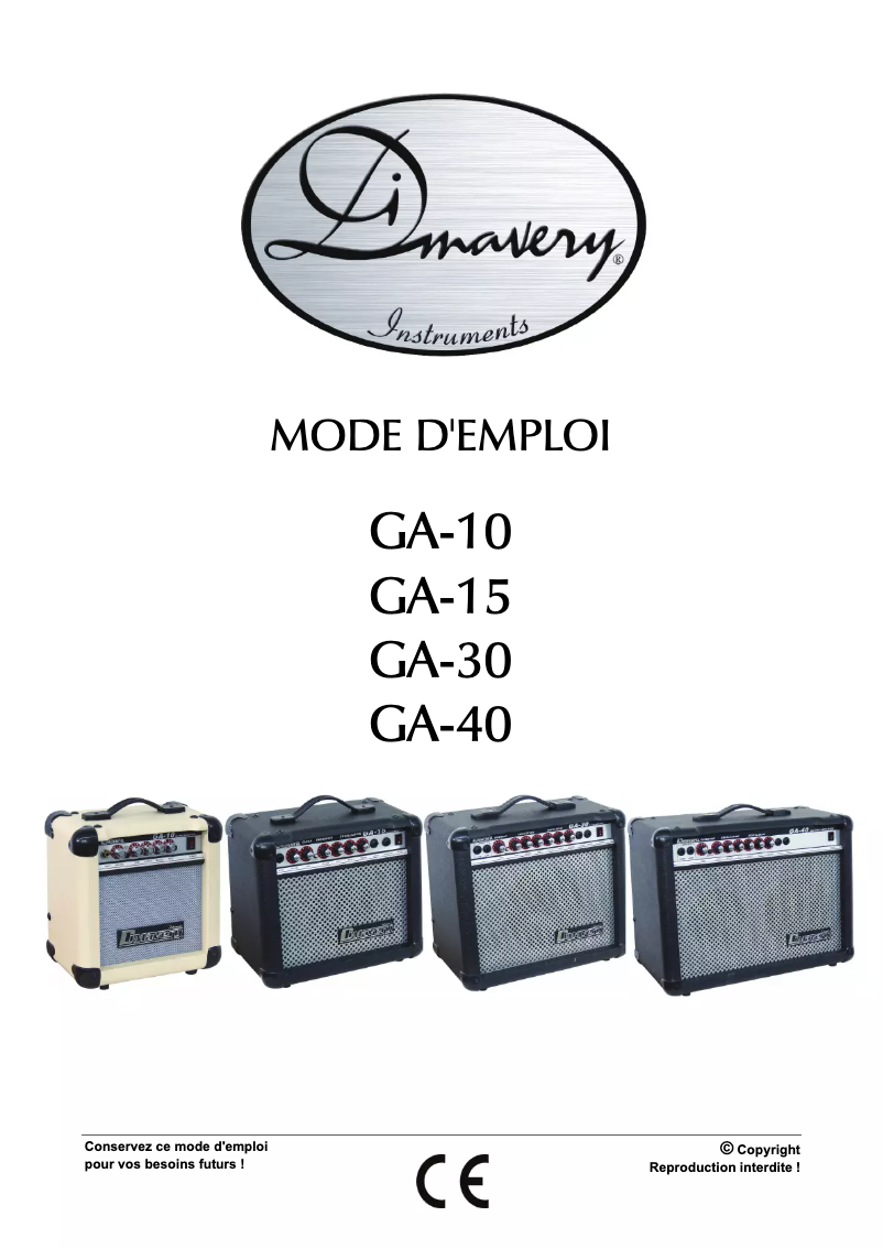 Página 1 del manual Manual de usuario Dimavery GA-10