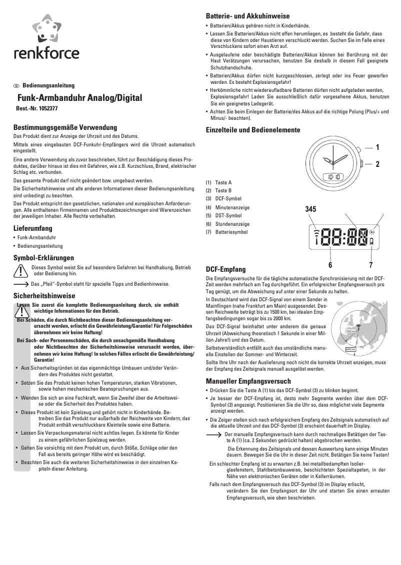 Image de la première page du manuel de l'appareil 1052377