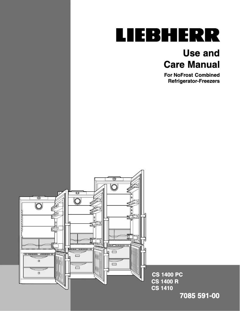 Page n°1 - Guide d'installation Liebherr CS 1400 R