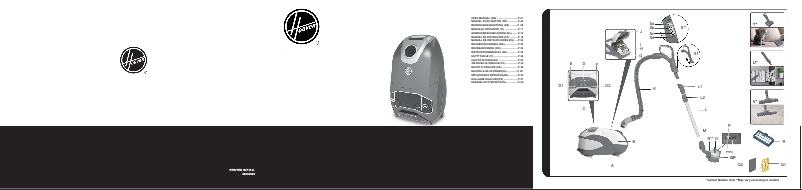 Page n°1 - Manuel utilisateur Hoover H-ENERGY 700 HE732ALG 011