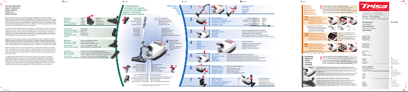 Page 1 de la notice Manuel utilisateur Trisa Comfort Clean 2200