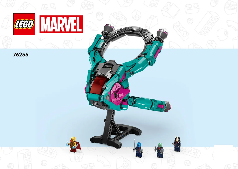 Page n°1 - Consignes visuelles Lego Marvel 76255