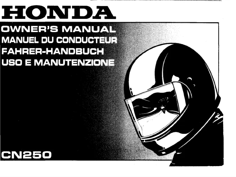 Imagen de la primera página del manual del dispositivo CN250 (1993)
