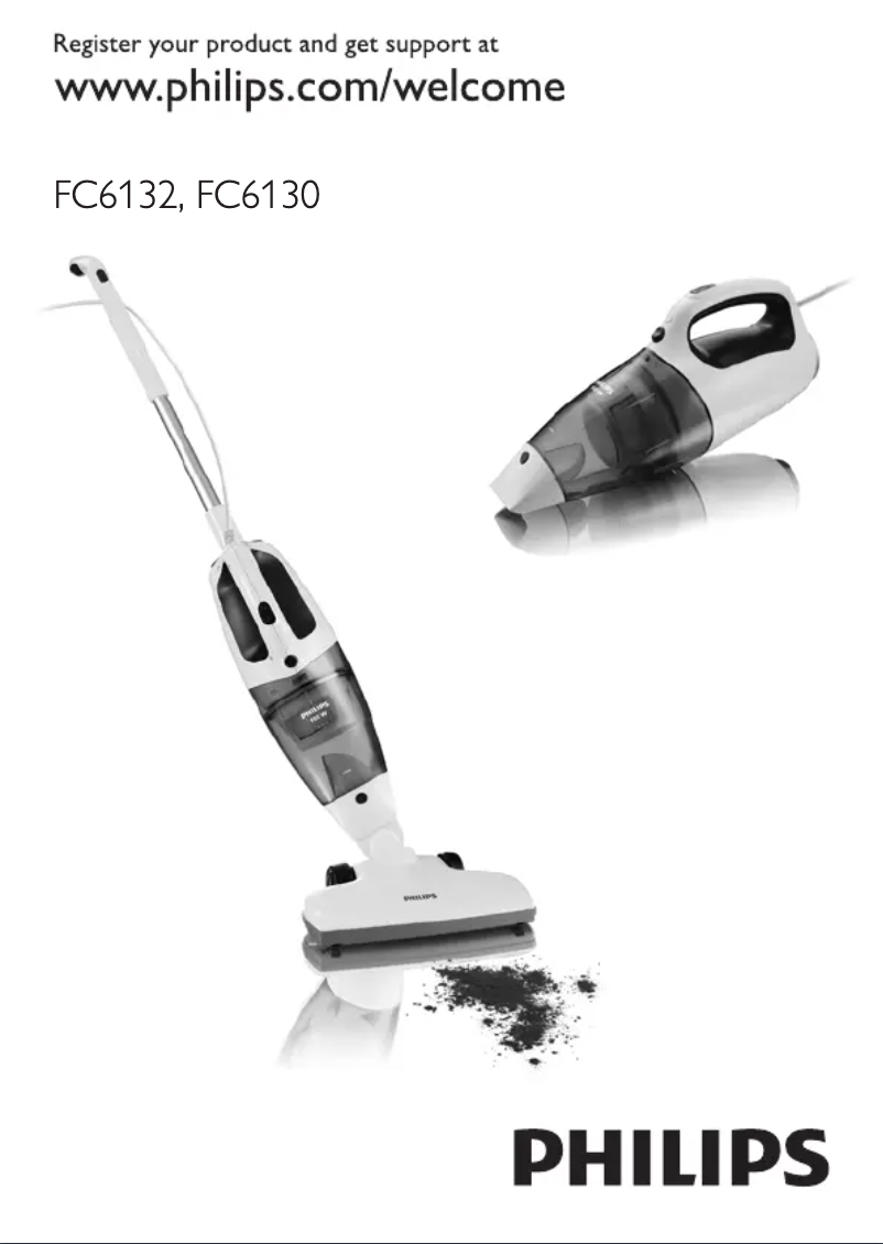 Page n°1 - Manuel utilisateur Philips MiniVac Stick