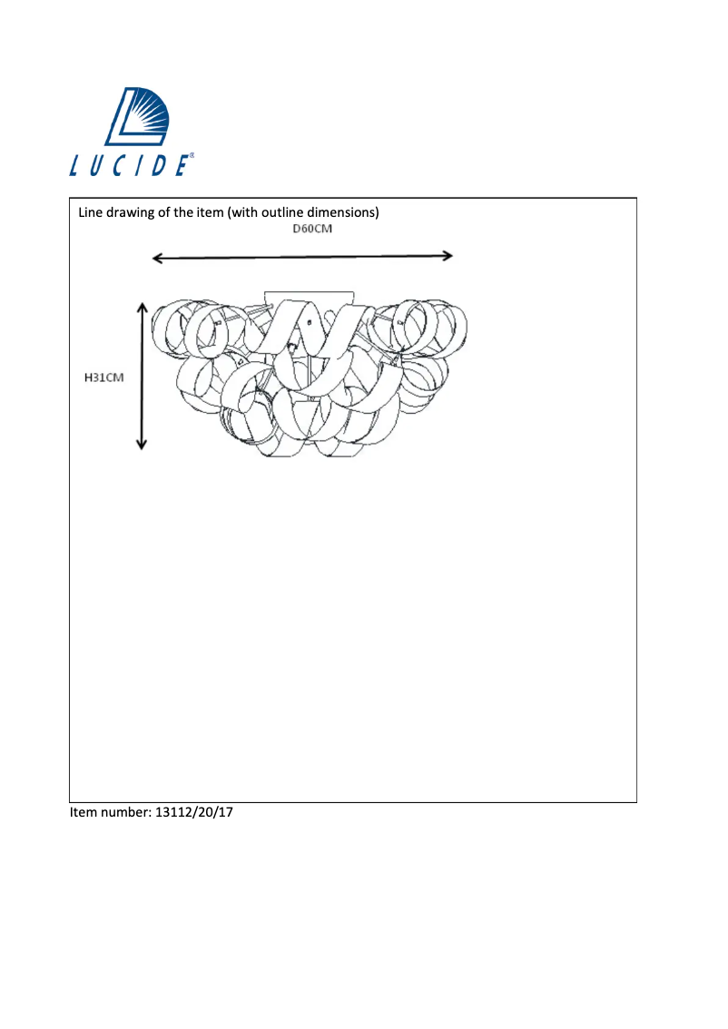 Page n°1 - Manuel utilisateur Lucide Atoma 13112/20/17