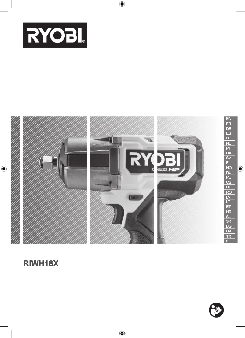 Page 1 de la notice Manuel utilisateur RYOBI One+ RIWH18X