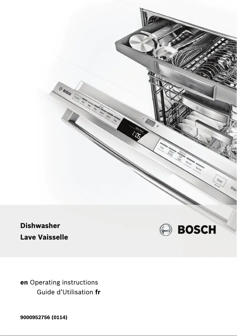 Page 1 de la notice Manuel utilisateur Bosch SHE53T52UC