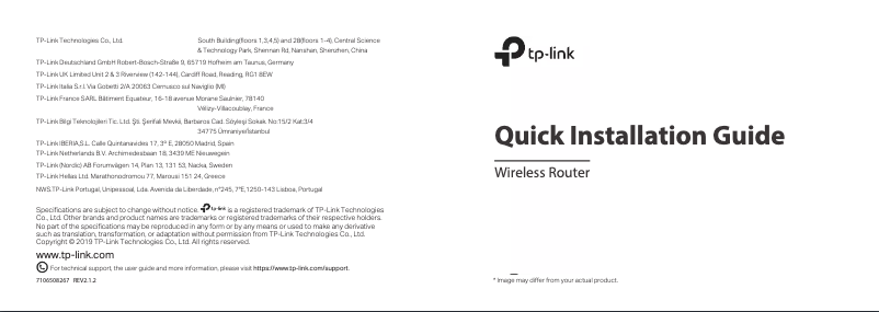 Page 1 de la notice Manuel utilisateur TP-Link Archer C5400X
