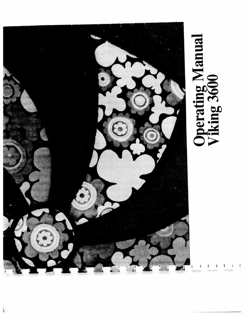 Image de la première page du manuel de l'appareil 3600