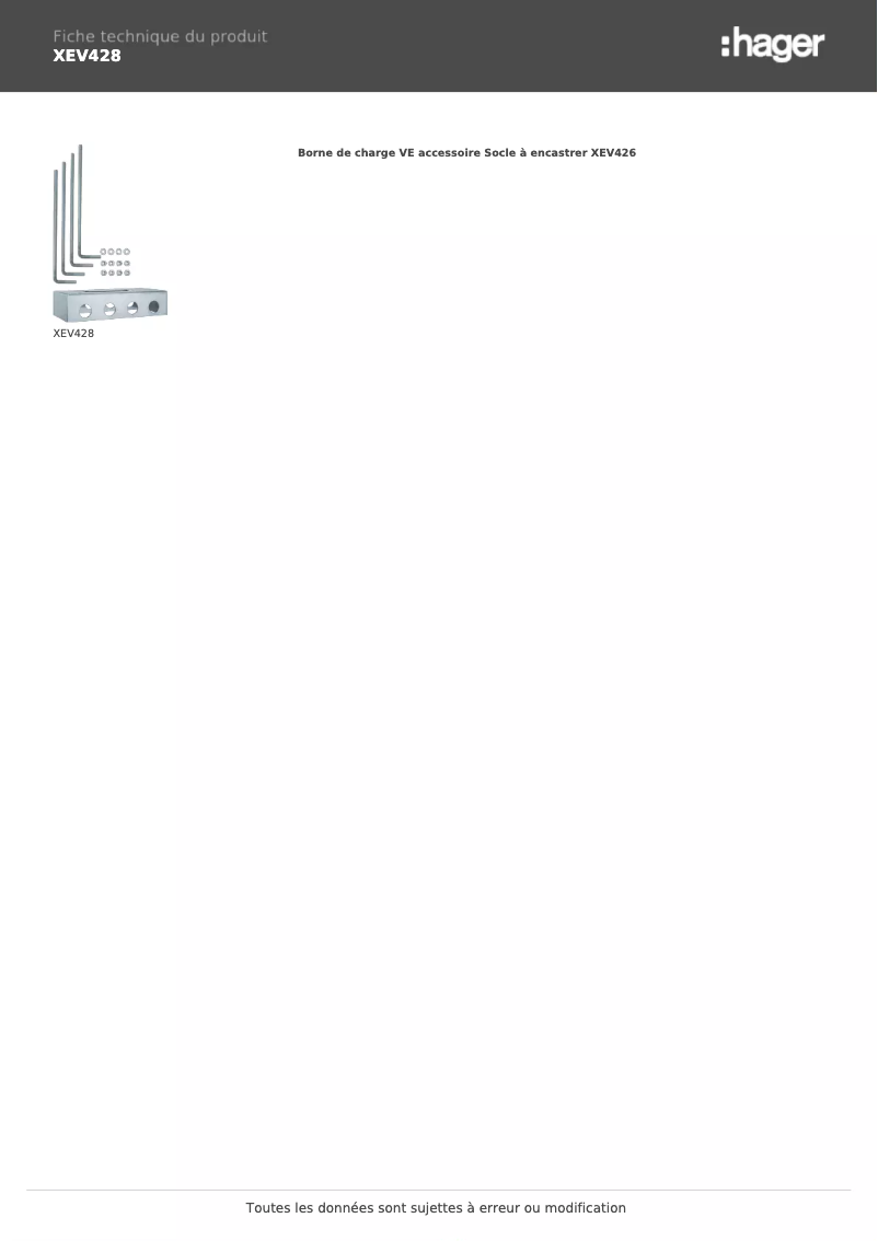 Imagen de la primera página del manual del dispositivo XEV428