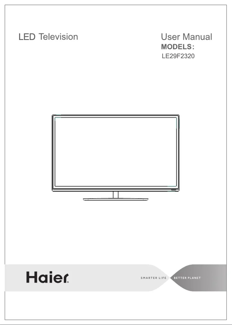 Page n°1 - Manuel utilisateur Haier LE29F2320