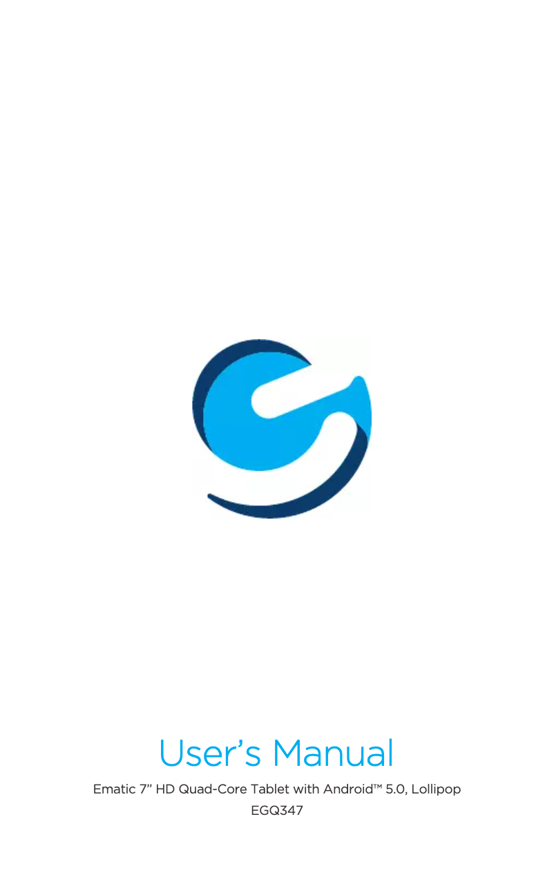 Page 1 de la notice Manuel utilisateur Ematic EGQ347