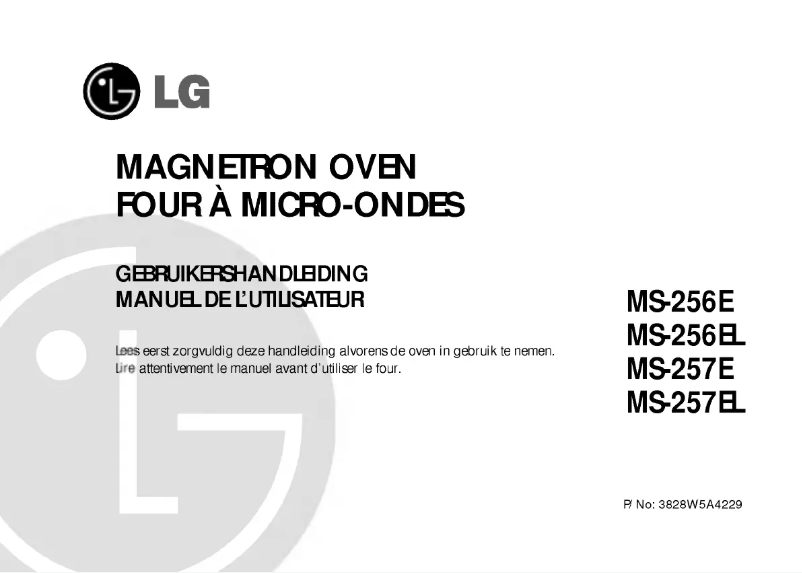 Image de la première page du manuel de l'appareil MS-257EL