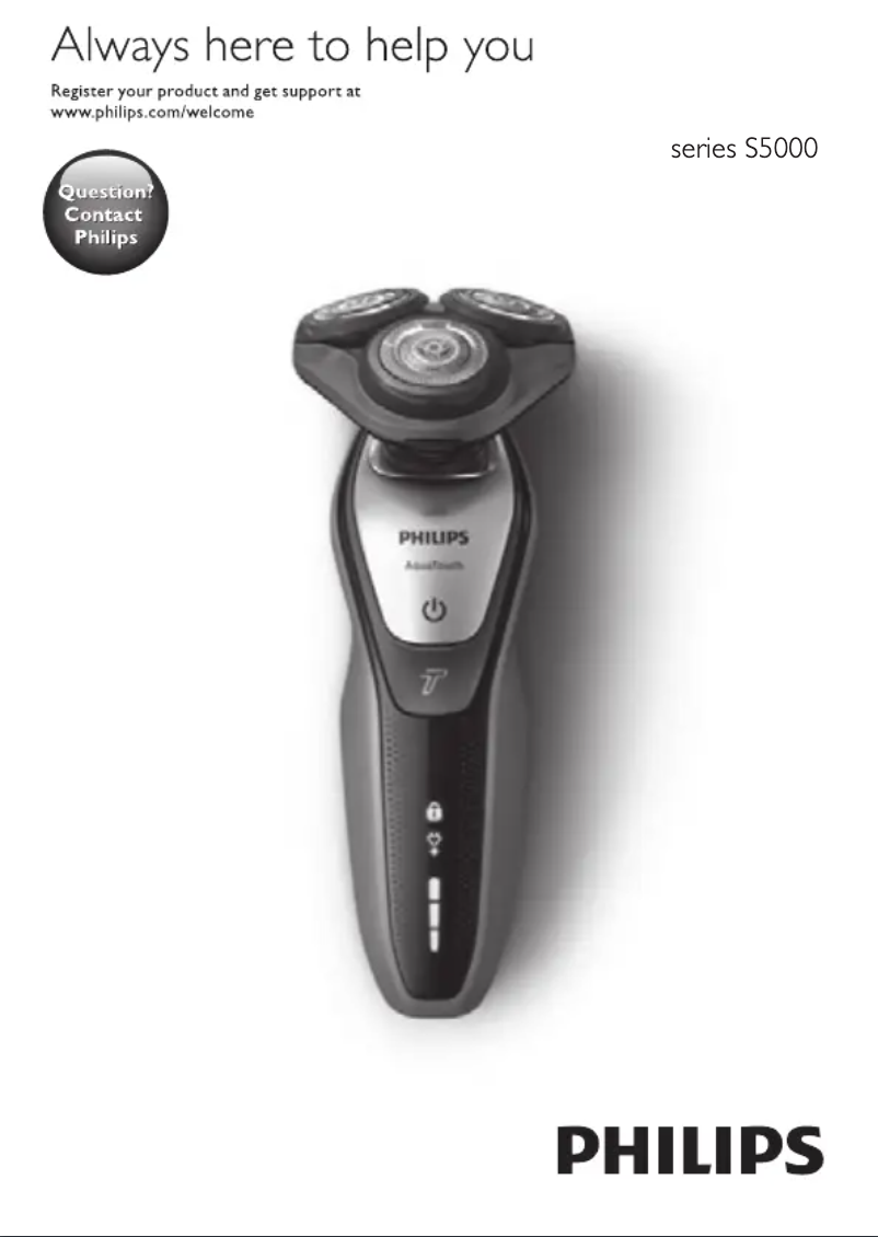 Page n°1 - Manuel utilisateur Philips Series 5000 S5530