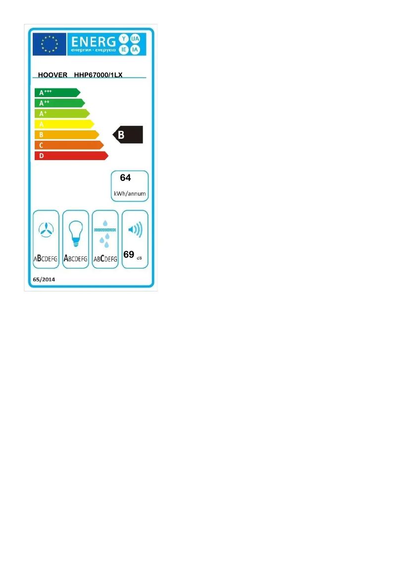 Image de la première page du manuel de l'appareil HHP67000/1LX