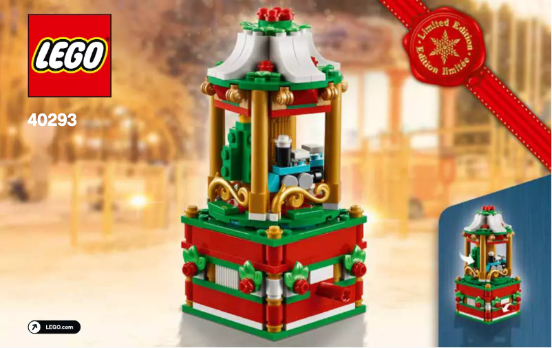 Image de la première page du manuel de l'appareil Christmas Carousel 40293
