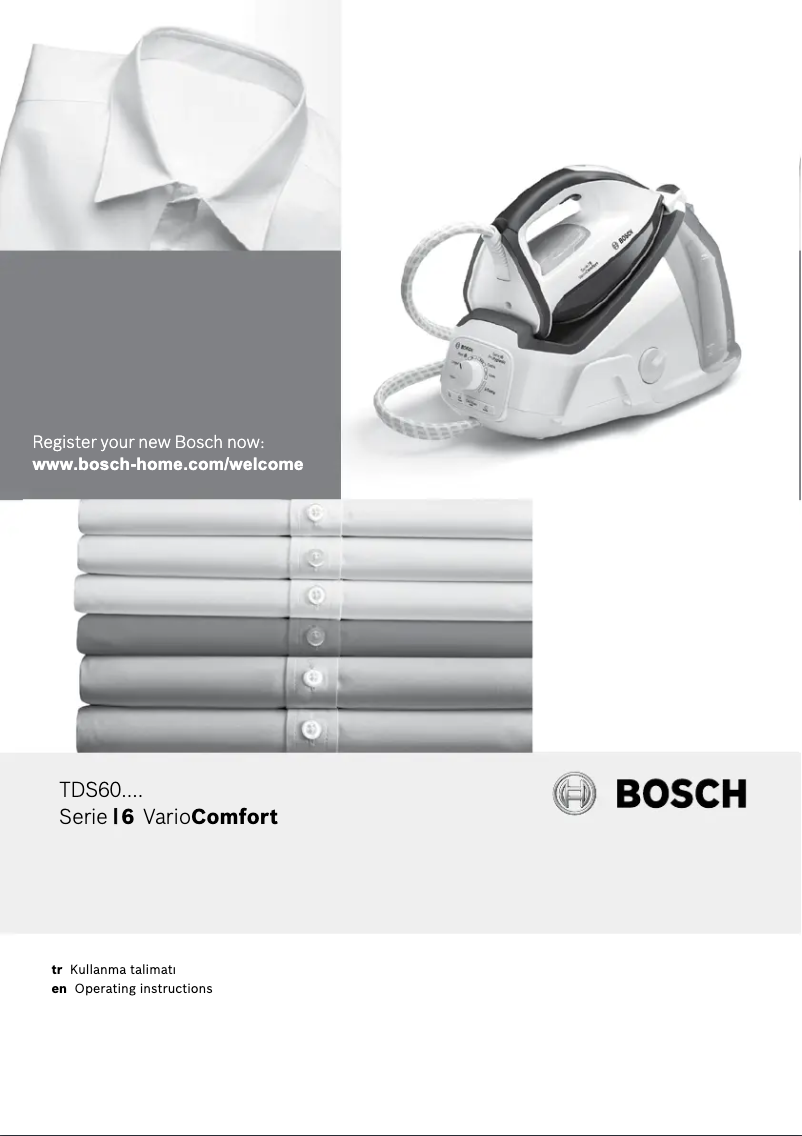 Page n°1 - Manuel utilisateur Bosch TDS6080TR
