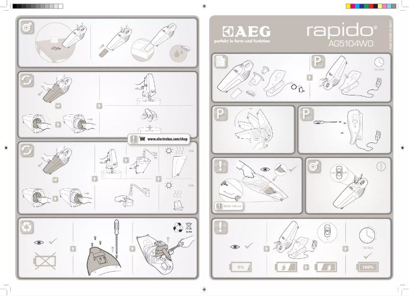 Image de la première page du manuel de l'appareil AG5103