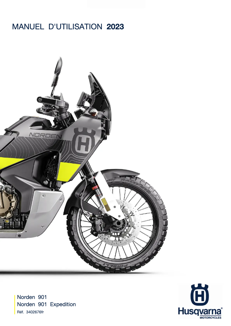 Image de la première page du manuel de l'appareil Norden 901 Expedition (2023)