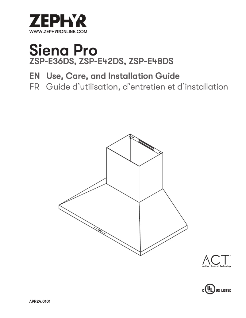 Page 1 de la notice Manuel utilisateur Zephyr ZSP-E48DS