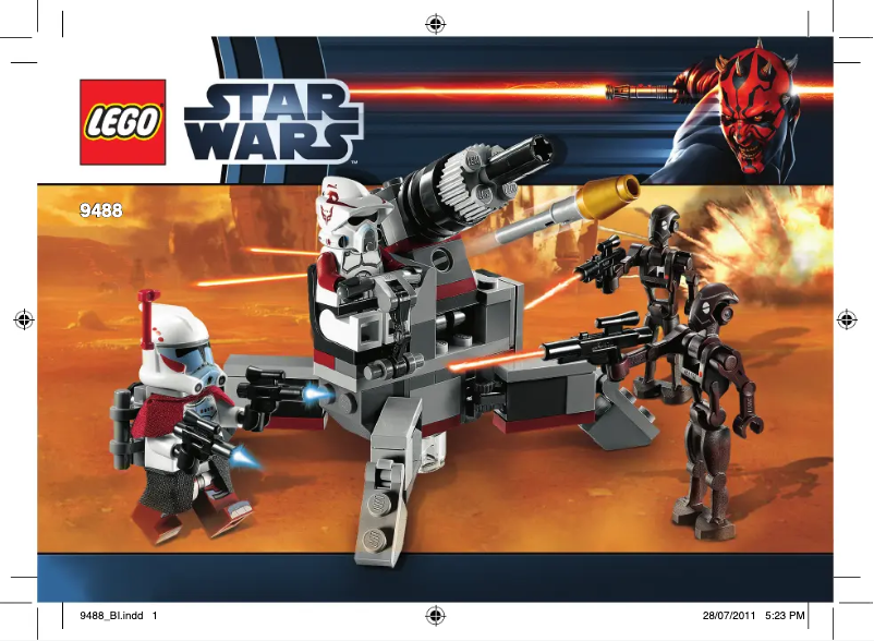 Image de la première page du manuel de l'appareil Elite Clone Trooper (TM) & Commando Droid (TM) B