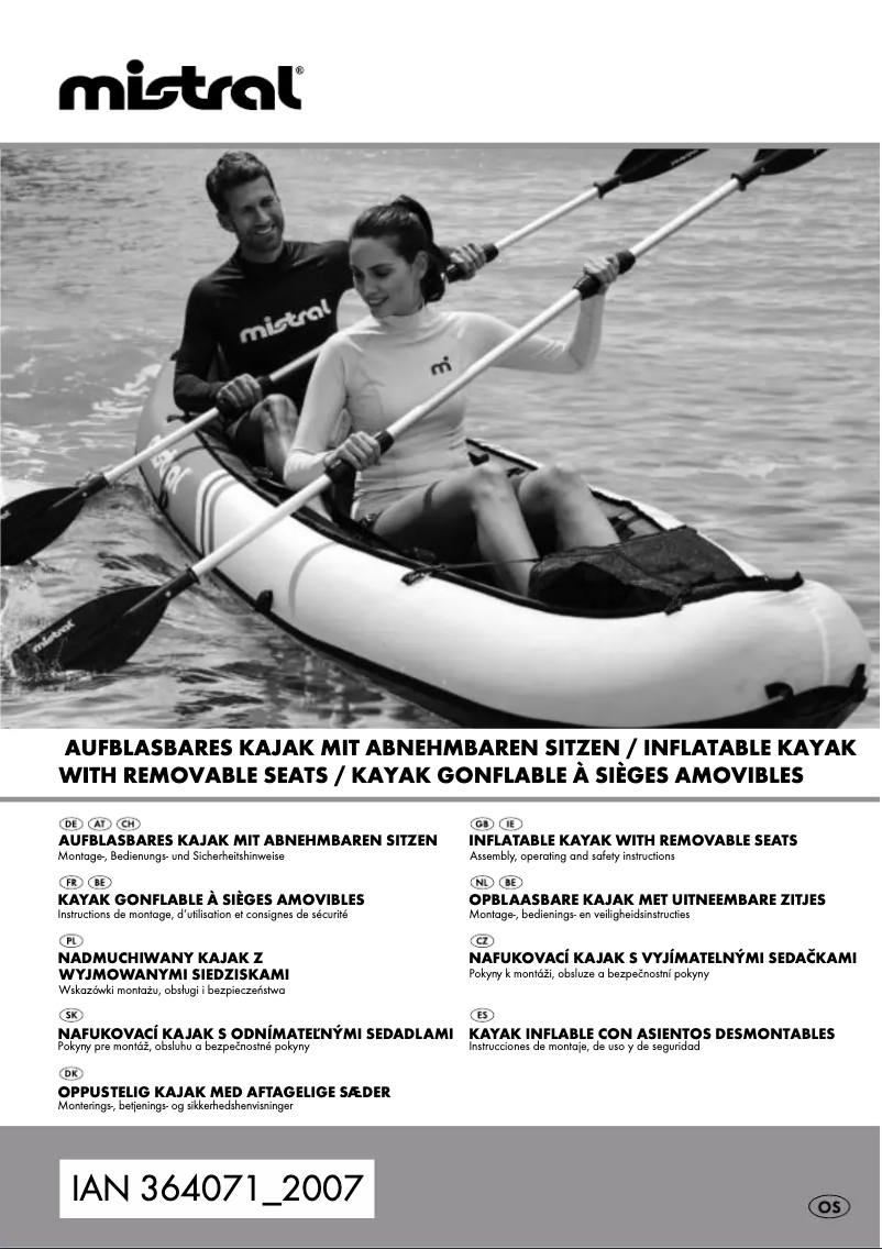 Página 1 del manual Manual de usuario Mistral HG06025