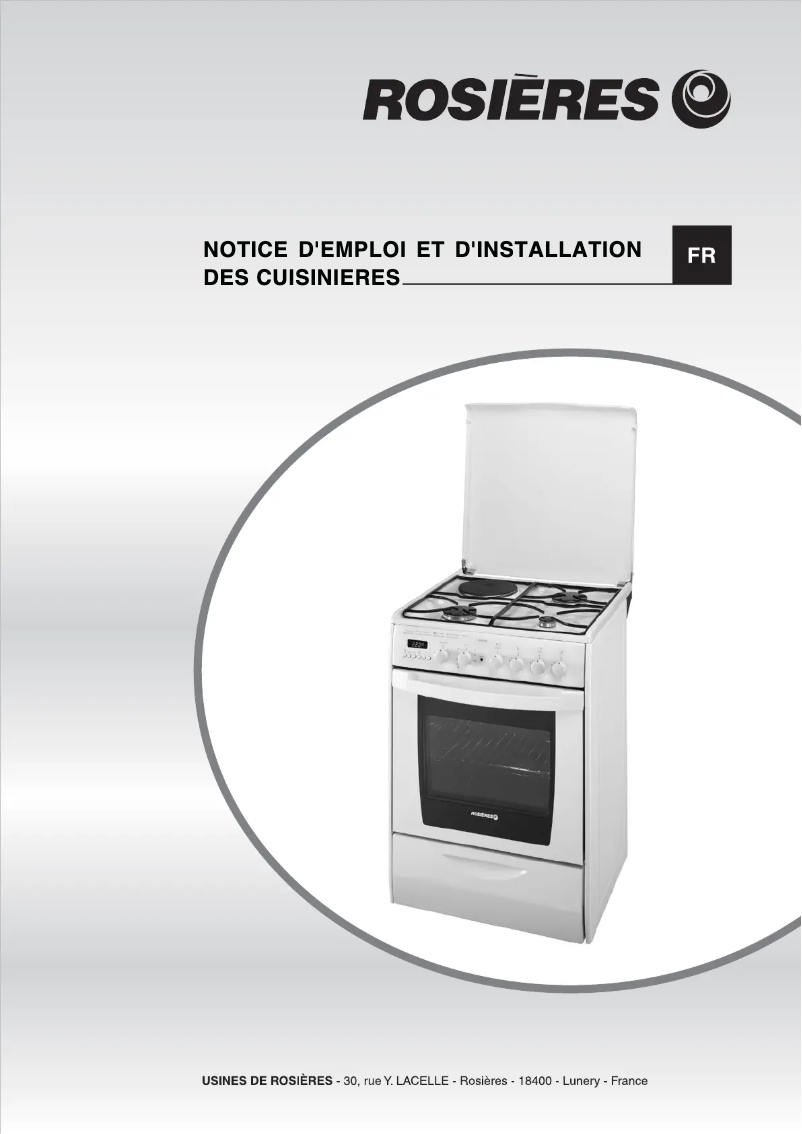 Image de la première page du manuel de l'appareil RCF6997RB